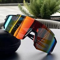 AliExpress OPUYYM Cycling Sunglasses UV400 Shades Men Women Anti-Ultraviolet Outdoor Sports Hiking Climbing MTB Large Frame Oversized Goggles