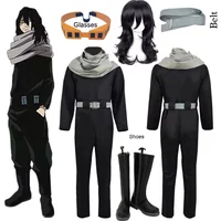 Anime Aizawa Shouta Cosplay Costumes Eraser Head Glasses Props Cosplay Clothes Womn Men Halloween Cartoon Outfit Wigs Shoes