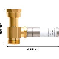 3 4 Male Thread Water Hammer Arrestor Residential Plumbing Seamless Installation Standards Compliance Brass Construction