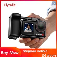Flymile PC Street Shooting Grip, For DJI Osmo Action 5 Pro/4/3 Standard Plastic Cage,Handle For DJI Action 5 Pro Accessories