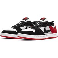 Nike SB Alleyoop Suede Low-Top Skate Shoes for Men in Black, White, and Red CJ0882-102