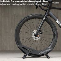 AliExpress NONE Bicycle Parking Racks Adjustable Anti-Slip ABS Indoor MTB Floor Stand Universal Cycling Storage Road Mountain Bike Accessories