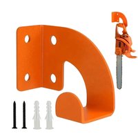 Heavy Duty Steel Rust-Resistant Chainsaw Hanger Wall-Mounted Chainsaw Holder for Workshop Garage Shovels Brooms Cables Hoses