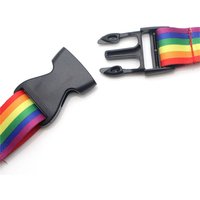 Ribbon Lanyard Strap Name Tag ID Badge Holder Key Ring Holder Rainbow Lanyard Phone Hang Rope Rainbow Color Neck Straps
