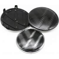 140mm Auto-Front-Emblem, 122mm Heckkofferraum-Emblem, Kühlergrill-Abdeckungslogo und Zubehör für VW Golf 8, Auto-Modifikations-Upgrade-Zubehör