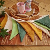 INS Nordic Cotton Banner Triangle Flags Wall Hanging Garland String Kids Room Decoration Ornaments Baby Shower Party Decor Props