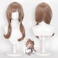 Cosplay Wig Goddess Of Victory Nikke Anime Wig Bready Game Role-Play Wig Brown Synthetic Ponytails Wig for Anime Party Masquerad