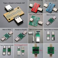 1PC For USB A C Type C HDMI Interface Converter USB A To USB C Type C To Type C Male To Male Female To Female Adapter With PCB