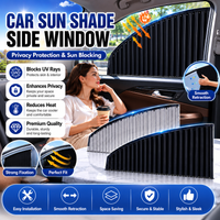 Auto Side Window Retractable Sun Shade Curtain With Strong Heat Insulation For Summer Car Cooling And Heat Insulation