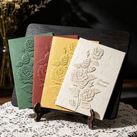 Classic Rose Relief Embossing Template with Branch, Leaf, and Bud Texture for Journal Collage - A Premium Crafting Essential