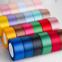 Satin Ribbon 22meters 50color 4cm Sash Gift Wrap Bow Handmade DIY Craft Christmas Wedding Party Fabric Decoration Natural Ribbon