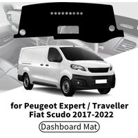for Peugeot Expert Traveller 2017-2022 Fiat Scudo Car Dashboard Cover Dashmat Sunshade Anti‑UV Anti‑Glare Dash Mat Interior