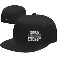 Sega Mega Drive Japanese Vinyl Baseball Cap Men Hip Hop Flat Bill Caps Unisex Adjustable Snapback Skull Hats Skateboard Hat