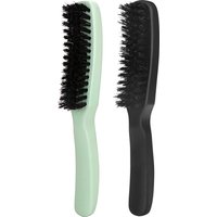 Men's Beard Brush Nylon Bristles Hair Styling Comb Anti-slip Handle Oil Style Hairdressing Grooming Tool for Barber Shop