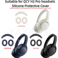 Suitable for QCY H2 Pro Wireless headsets Silicone Protective Cover Zipper head beam protective cover 360° All-round Protection