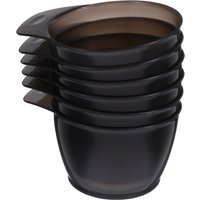 6Pcs Plastic Hair Dye Bowls Stackable Mixing Bowls for Hair Color Application Efficient Coloring Tool Kit Home and Salon Use