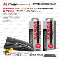 AliExpress Kenda 2PCS KENDA K1225 Road Bicycle Tire 700x28C 700x32C Road Bicycle Clincher Foldable Gravel Tyre