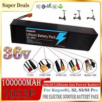 NEUER 10S3P 18650 36 V 100000 mAh Lithium-Ionen-Akku, geeignet für KUGOO S1 S2 S3 Elektroroller usw., Zubehör mit BMS