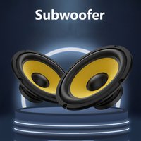 5/6/8/10 Zoll Auto-Basslautsprecher HiFi-Musik Vollbereichs-Frequenz DIY Audio-Lautsprecher Hochleistungs-Koaxial-Subwoofer Auto-Subwoofer