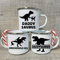 Dad Birthday Gifts Dinosaur Gift For Daddy Daddysaurus Funny Coffee Mug Father drink mugs tea cups Fathers Day cup