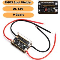 DC 12V 18650 Lithium Battery 5MOS Spot Welding Machine Motherboard Complete Set of Accessories 9-Speed Output Power