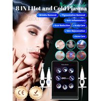 8 in 1 Multi-Function Cold Plasma Beauty Machine for Face Lift Skin Rejuvenation Wart Removal Mole Removal