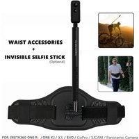 Support de taille portable TUYU, perche à selfie invisible pour Insta360 X2 X3 X4 X5, barre arrière DJI Osmo360, accessoires panoramiques