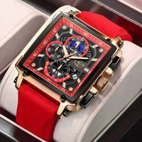 LIGE-Montre-bracelet de sport étanche en silicone pour homme, chronographe, horloge à quartz, marque supérieure, luxe, affaires, 2024