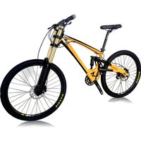 Kalosse Barrel Shaft Bicycle, Travel Mountain Bike, 10 Speed, 20x110mm, 27.5 Tires, 165 mm