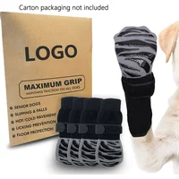Premium Non-slip Dog Socks for Hardwood Floors Extra-thick Grip Can Effectively Prevent Licking Slipping and Protect Dog Paws