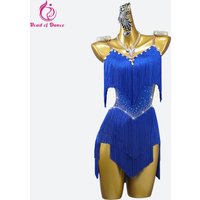 2026 New Latin Dance Dress Fringed Skirt Womens Party Clothes Cabaret Stage Costume Girl Dancewear Suit Samba Ballroom Prom Wear