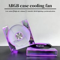 120mm ARGB gaming computer cooling fan, with large airflow, ARGB lighting synchronization, and vibrant colors(Forward Blade)