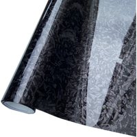 AliExpress Aomior Glossy Black PET Forged Carbon Fiber Vinyl Wrapping Film DIY Styling Car Wrap Stickers For Motorcycle Bicycle