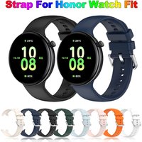 Silicone Watchband For huawei Honor Watch Fit Strap Sport Bracelet For Honor Watch Fit Wristband Correa Smartwatch Accesorios