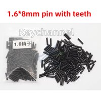 200pcs 1.6*8MM Pin Car Key Blade Fixing Pin Bolt KD Key Embryo Latch Remote Key Blade with Teeth for KEYDIY VVDI Xhorse Remote