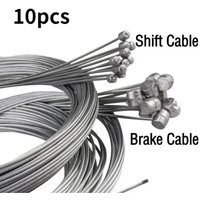 AliExpress 10PCS Universal Bicycle Brake Shift Cable Set Durable Replacement Kit for Road MTB Bike Brake Line and Shifting Wire