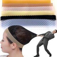 1/3pcs Silicone Wig Hair Band Adjustable Elastic Fix Non Slip Seamless Wig Bands White Black Skin Colors Sweat-proof Headbands