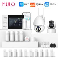 PGST 4G GSM WIFI Smart Home Security Alarm System Works With Smart Life APP Wireless Burglar Alarm Kit Alexa 433MHz Sensor