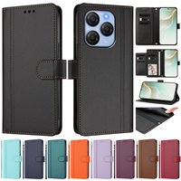 Leather Flip Case For Blackview Wave 10 9C 8 8C 7C 6C Shark 9 8 6 A53 A52 Pro Case Luxury Multi 9-Card Wallet Holder Cover