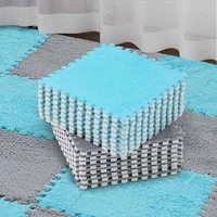 10/20Pcs Weiche Plüsch Baby Puzzle Matte Warme Spielen Teppich Hause Wohnzimmer Schlafzimmer Dekor Matte 30*30cm Baby Liefert Zubehör