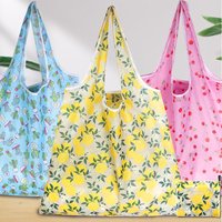 Reusable Grocery Bags, Foldable Fashion Washable Shopping Bags, Large Boho Bags for Groceries, Bulk Market Cloth Storage Bags