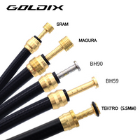 GOLDIX 20/60Pcs Bicycle Hydraulic Disc Brake Oil Pin Needle Olive Connect Insert for BH90 BH59 SRAM MAGURA Brake Oil Pipe Joint