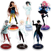 Anime ALIEN STAGE Acrylic Stand Model Plate Figure MIZI SUA TILL IVAN HYUNA LUKA Cosplay Desk Display Fans Gifts