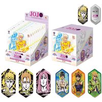 JoJo Golden Wind Refractive Luminous Mirror Badge Tinplate Anime Badge Pin Backpack Clothing Decor Anime Perimeter Gift