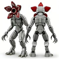 Hot TV Carnivorous Plant Giant Devil Demogorgon Vecna Model Buliding Blocks Bricks Construction Toys for Kids Halloween Gifts