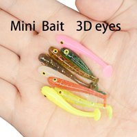 20pcs Fishing Lures Soft Bait T-tail Artificial Bait Fishing Tackle Fishing Gear
