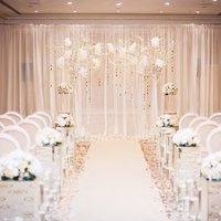 Anti-Slip White Aisle Runner for Wedding Ceremony, Outdoor Stage Rugs, Church Decorations, Party