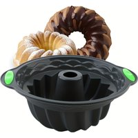 A Large Swirl Cake Baking Pan, 10inch Baking Molds, Can Be Used to Make Cakes, Fruit Cakes, Valentine's Day Cakes, Pudding, Jelly, Etc