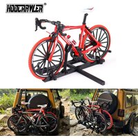 AliExpress YFGRGT 1/10 RC Simulation Bike Rack Mini Scale Bicycle Rear Rack Double Bike Mount Decorative for 1/8 1/10 RC Crawler TRX4 FCX10 SCX10