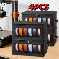1-4PCS 3D Printer Filament Storage Containers Filament Storage Bag 3D Printing Accessories Holder Rack for Home